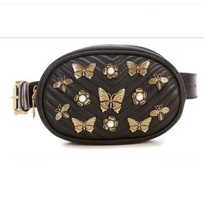 Steve Madden Belt Bag pearled and studded NWT